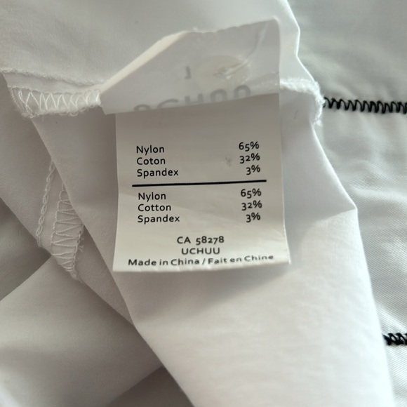 Uchuu white collared blouse size 1 (small) - Picture 7 of 9